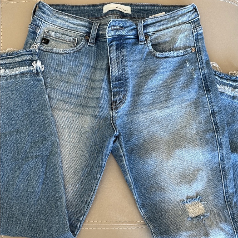 KanCan Light Blue Distressed Skinny Jeans